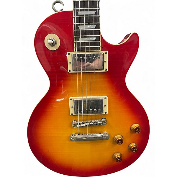 Used Epiphone Les Paul Standard Pro Cherry Sunburst Solid Body Electric Guitar