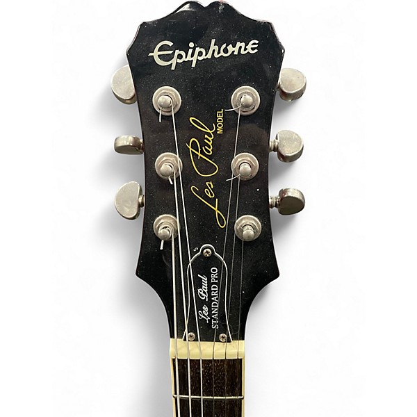 Used Epiphone Les Paul Standard Pro Cherry Sunburst Solid Body Electric Guitar