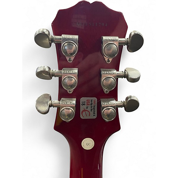 Used Epiphone Les Paul Standard Pro Cherry Sunburst Solid Body Electric Guitar