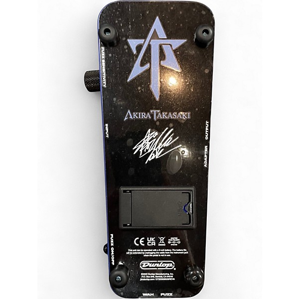 Used Dunlop AT95 Akira Takasaki Signature Cry Baby Effect Pedal