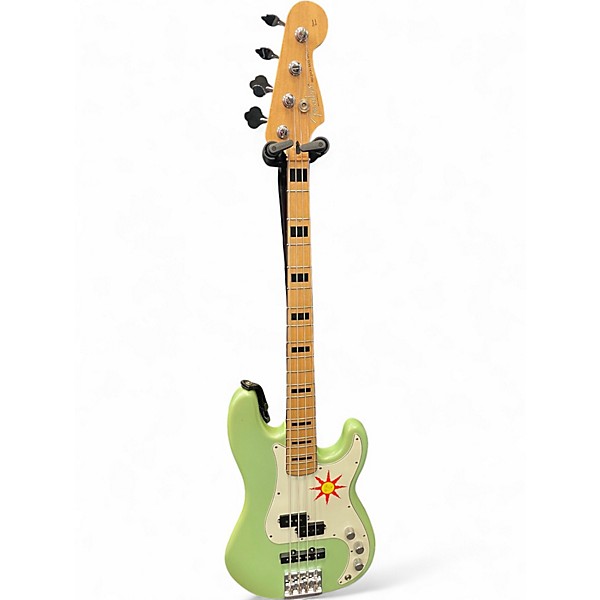 Used 2016 Fender FSR Deluxe Precision Bass Special Seafoam Green Metallic Electric Bass Guitar