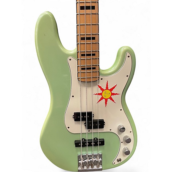 Used 2016 Fender FSR Deluxe Precision Bass Special Seafoam Green Metallic Electric Bass Guitar