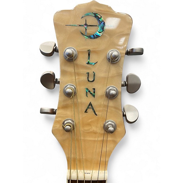 Used Luna FLO RSE Natural Acoustic Guitar