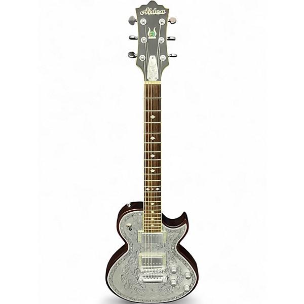 Used Alden ZE Zemaitas Blues Line Metal Top Mahogany Solid Body Electric Guitar