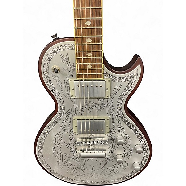 Used Alden ZE Zemaitas Blues Line Metal Top Mahogany Solid Body Electric Guitar