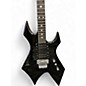 Used B.C. Rich Warlock with Floyd Rose Metallic Black Solid Body Electric Guitar