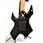 Used B.C. Rich Warlock with Floyd Rose Metallic Black Solid Body Electric Guitar