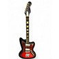Vintage 1960s Harmony Silhouette 2 Tone Sunburst Solid Body Electric Guitar thumbnail