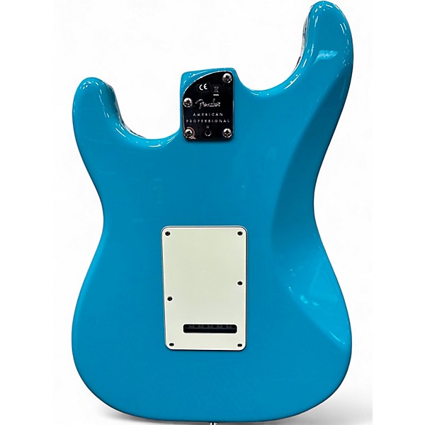 Used Fender American Professional II Stratocaster MIAMI BLUE Solid Body Electric Guitar