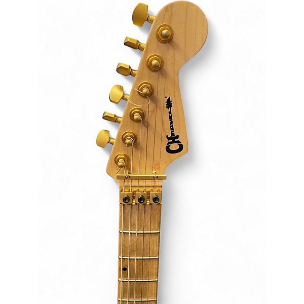 Used Charvel Pro-Mod DK24 HH FR M DARK AMBER Solid Body Electric Guitar