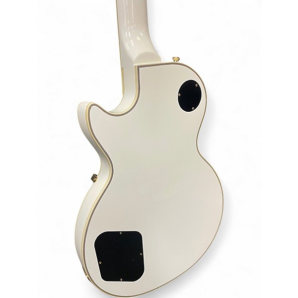 Used Epiphone Les Paul Custom Alpine White Solid Body Electric Guitar