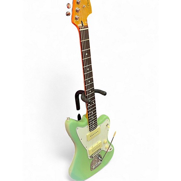 Used Fender Modern Player Jazzmaster Mint Green Solid Body Electric Guitar
