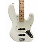 Used Squier Affinity Jazz Bass Olympic White Electric Bass Guitar