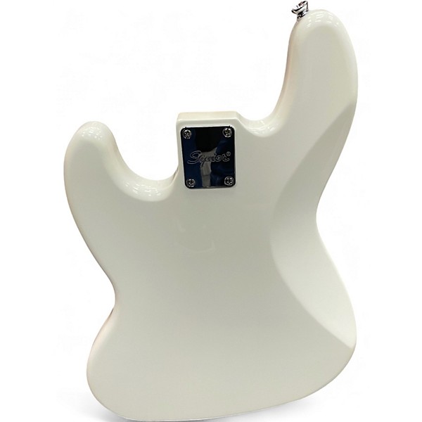 Used Squier Affinity Jazz Bass Olympic White Electric Bass Guitar