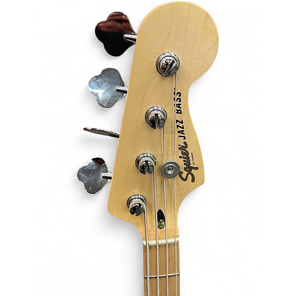 Used Squier Affinity Jazz Bass Olympic White Electric Bass Guitar