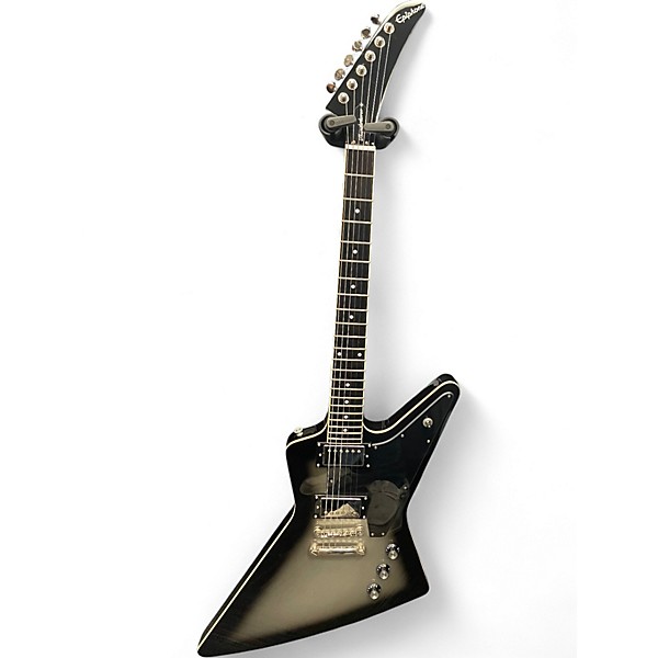 Used Epiphone Brendon Small Thunderhorse Explorer Silver Burst Solid Body Electric Guitar