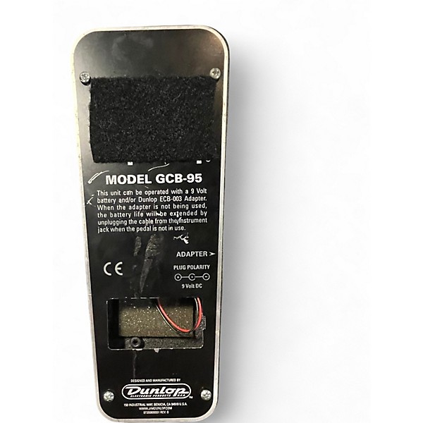 Used Dunlop GCB95 Original Crybaby Wah Effect Pedal