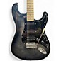 Used Squier affinity stratocaster hss Trans Black Solid Body Electric Guitar