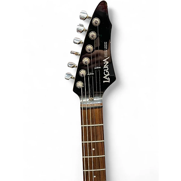 Used Laguna LE122 Sunburst Solid Body Electric Guitar