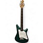 Used Sterling by Music Man Albert Lee AL40 Sherwood Green Metallic Solid Body Electric Guitar thumbnail