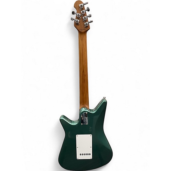 Used Sterling by Music Man Albert Lee AL40 Sherwood Green Metallic Solid Body Electric Guitar