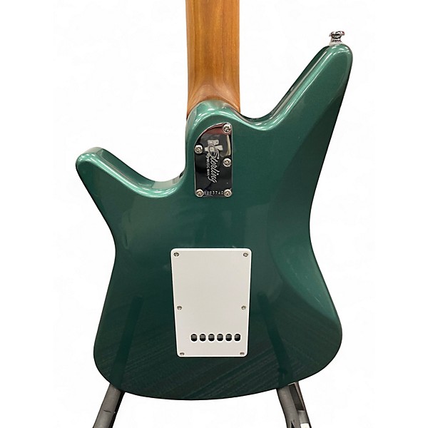 Used Sterling by Music Man Albert Lee AL40 Sherwood Green Metallic Solid Body Electric Guitar