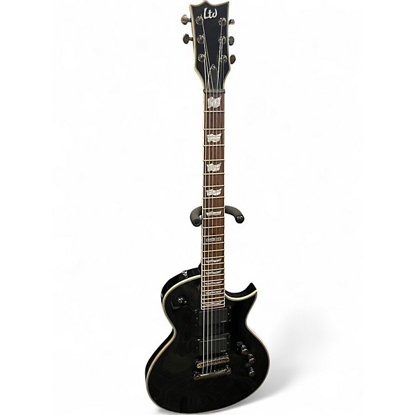 Used 2008 ESP LTD EC-500 Black Solid Body Electric Guitar