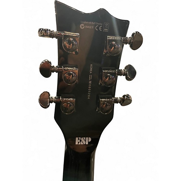 Used 2008 ESP LTD EC-500 Black Solid Body Electric Guitar