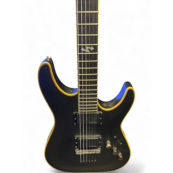 Used Schecter Guitar Research Blackjack ATX Black Solid Body Electric Guitar