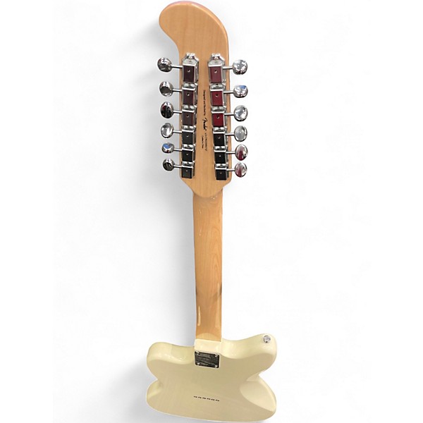 Used Squier JAZZMASTER 12 STRING WHITE Solid Body Electric Guitar