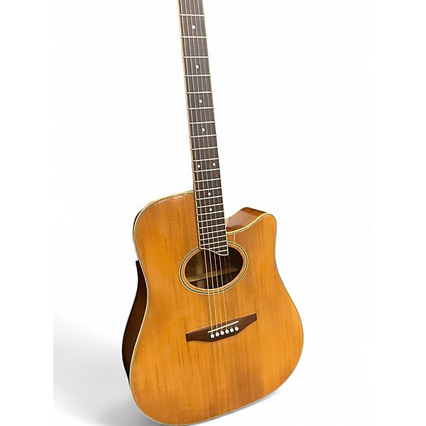 Used Washburn DC60 Natural Acoustic Guitar