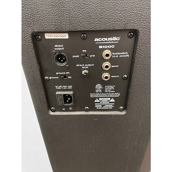 Used Acoustic B100C Bass Combo Amp