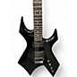 Used B.C. Rich STRANGER THINGS EDDIE INSPIRED NJ WARLOCK Black Solid Body Electric Guitar
