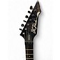 Used B.C. Rich STRANGER THINGS EDDIE INSPIRED NJ WARLOCK Black Solid Body Electric Guitar