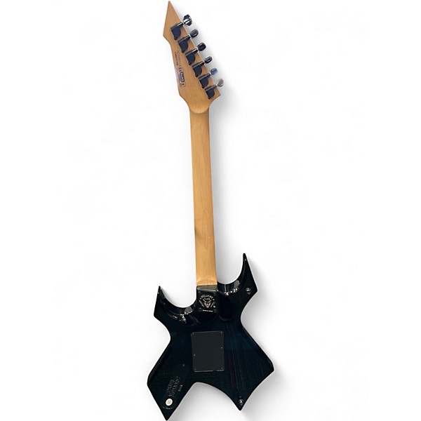Used B.C. Rich STRANGER THINGS EDDIE INSPIRED NJ WARLOCK Black Solid Body Electric Guitar