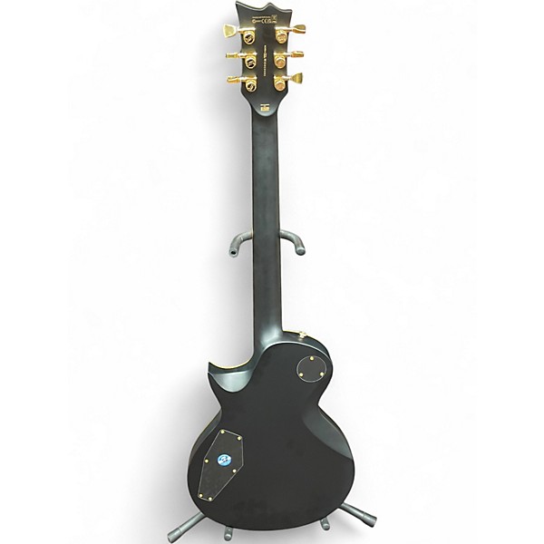 Used Ltd EC1000 Black and Gold Solid Body Electric Guitar