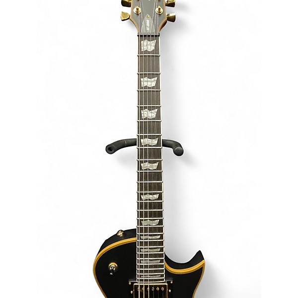 Used Ltd EC1000 Black and Gold Solid Body Electric Guitar