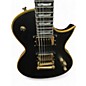 Used Ltd EC1000 Black and Gold Solid Body Electric Guitar
