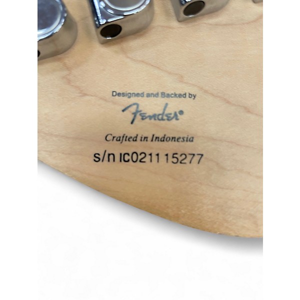 Used Squier Affinity Stratocaster Blue Solid Body Electric Guitar