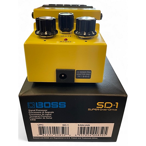 Used BOSS SD1 Super Overdrive Effect Pedal