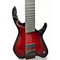 Used Keisel kyber headless multiscale 8 Crimson Red Burst Solid Body Electric Guitar
