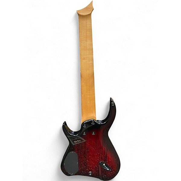 Used Keisel kyber headless multiscale 8 Crimson Red Burst Solid Body Electric Guitar