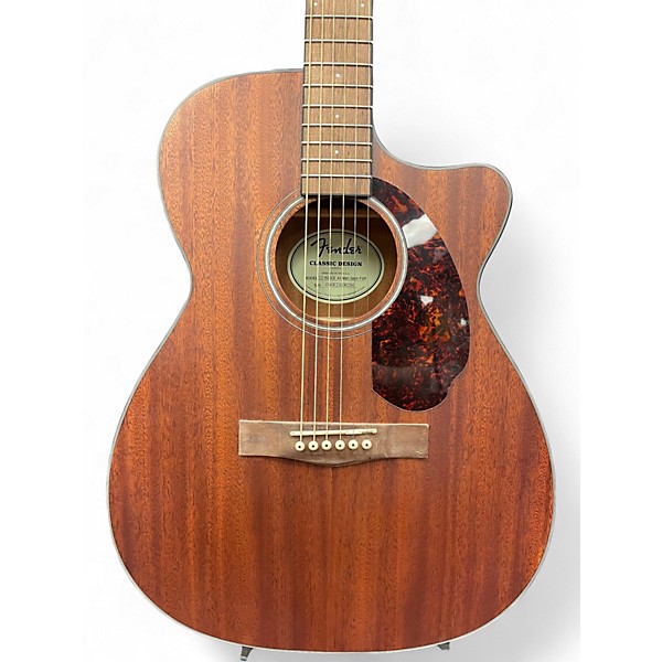 Used Fender CC60SCE Mahogany Acoustic Electric Guitar