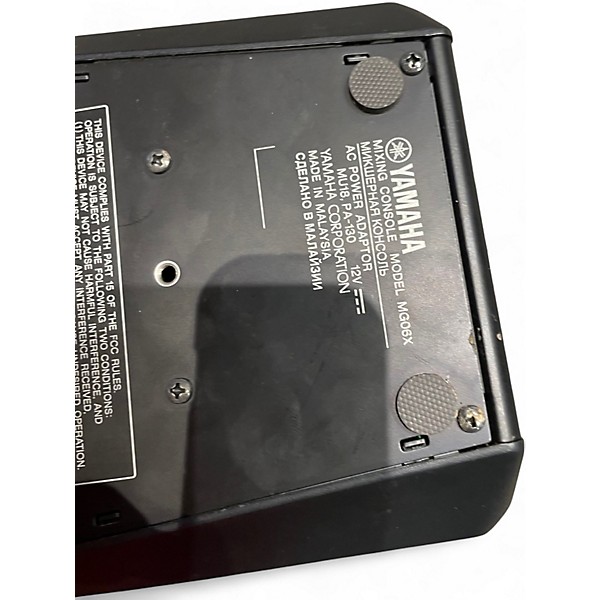 Used Yamaha MG06X Unpowered Mixer