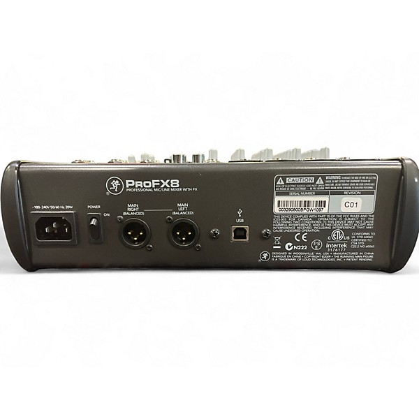 Used Mackie PRO FX8 Unpowered Mixer