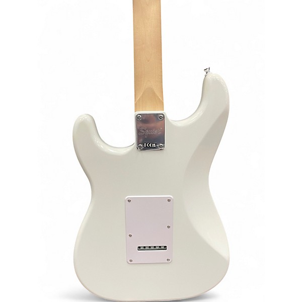 Used Squier FSR Sonic Stratocaster Arctic White Solid Body Electric Guitar