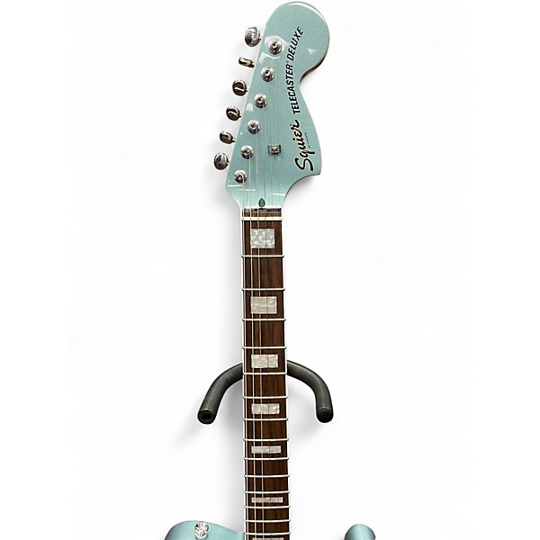 Used Squier Limited Edition Paranormal Troublemaker Telecaster® Deluxe Ice Blue Metallic Solid Body Electric Guitar