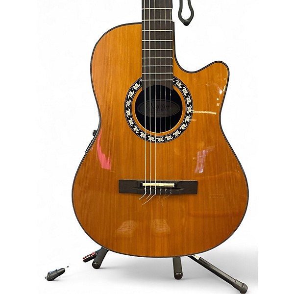 Used Ovation 1773AX-4-G Pro Series Natural Classical Acoustic Electric Guitar