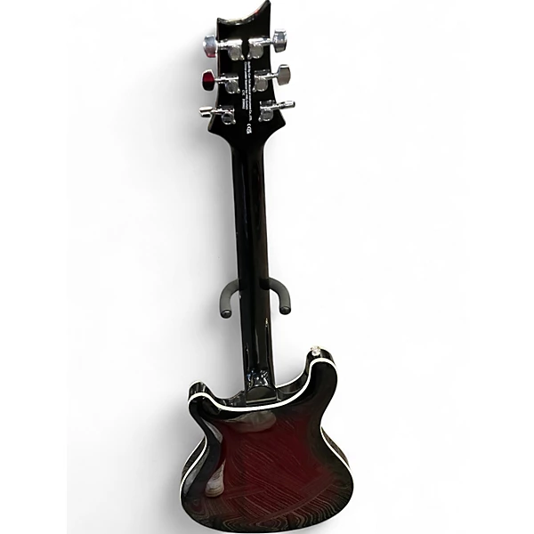 Used PRS SE Custom 22 Semi-Hollowbody Crimson Red Burst Hollow Body Electric Guitar