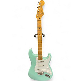 Used Squier Classic Vibe 1950S Stratocaster Surf Green Solid Body Electric Guitar
